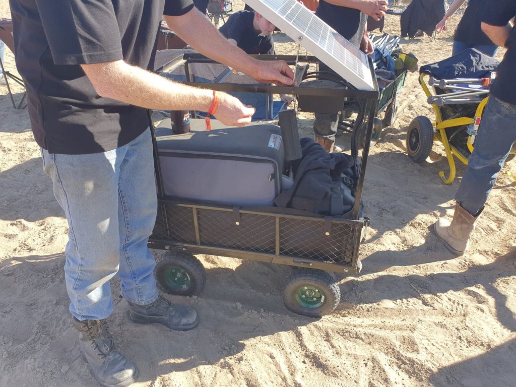 Old mate's fridge cart from the Big Red BAsh